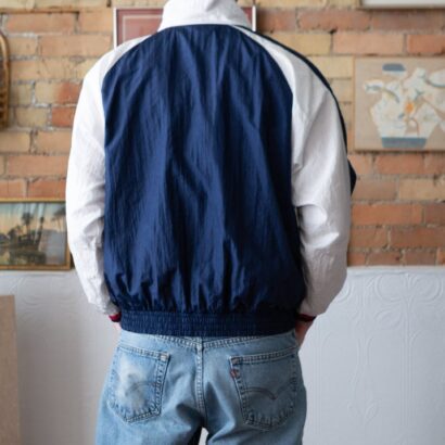 American Pride USA Bomber Windbreaker Jacket with U.S. Flag