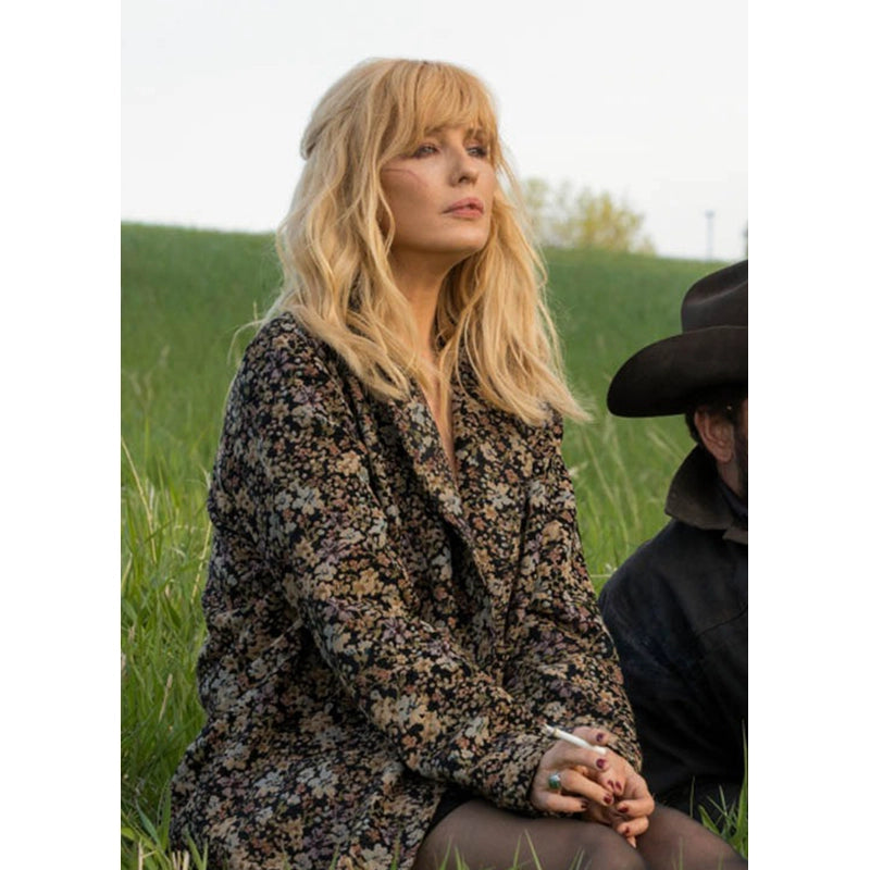 Yellowstone Season 5 Beth Dutton Floral Coat