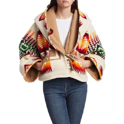Beth Dutton Aztec Coat Poncho