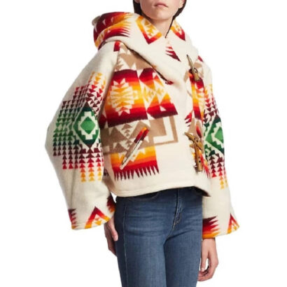 Beth Dutton Aztec Coat Poncho