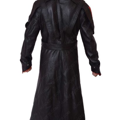 Captain America Avenger Red Skull Leather Coat