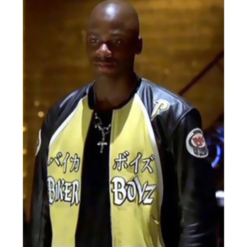 Biker Boyz Derek Luke Yellow Motorcycle Leather Jacket