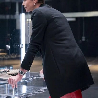 Fast & Furious 9 Cipher Black Wool Coat