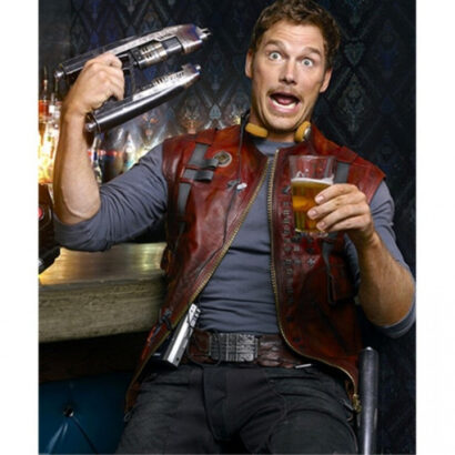 Guardians Of The Galaxy Peter Quill Leather Vest