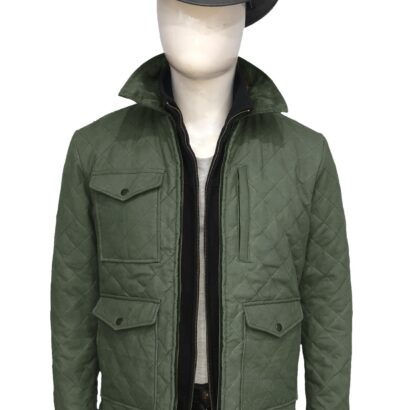 john-dutton-green-quilted-jacket-yellowstone-season