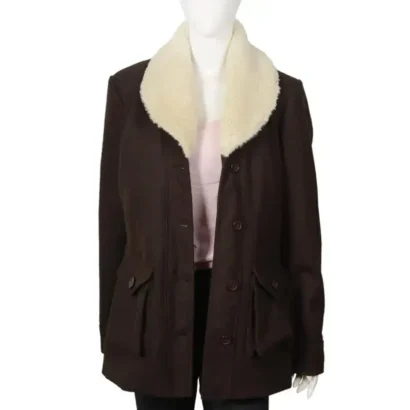 Yellowstone Beth Dutton Shearling Wool Coat