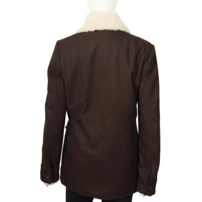 Yellowstone Beth Dutton Shearling Wool Coat