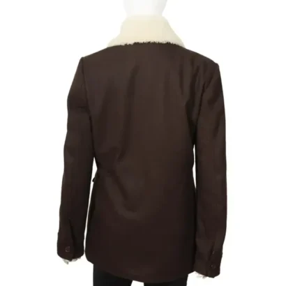 Yellowstone Beth Dutton Shearling Wool Coat