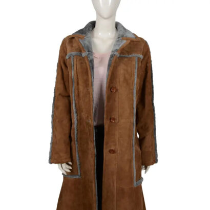 Yellowstone Beth Dutton Suede Leather Coat