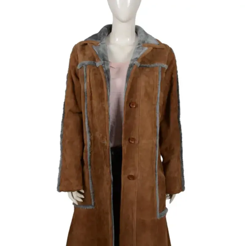 Yellowstone Beth Dutton Suede Leather Coat