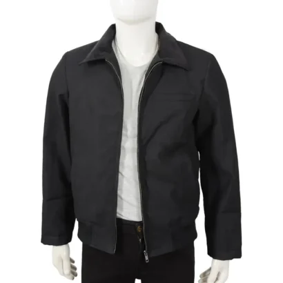 Yellowstone John Dutton Black Cotton Jacket