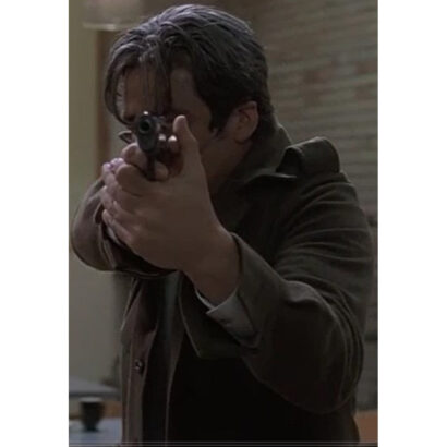 Benicio Del Toro The Way of The Gun Brown Jacket