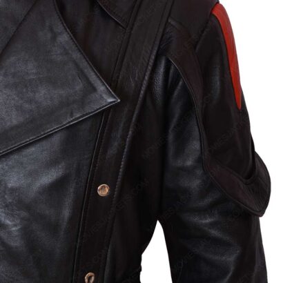 Captain America Avenger Red Skull Leather Coat