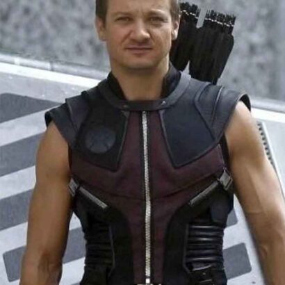 The Avengers Hawkeye Leather Vest