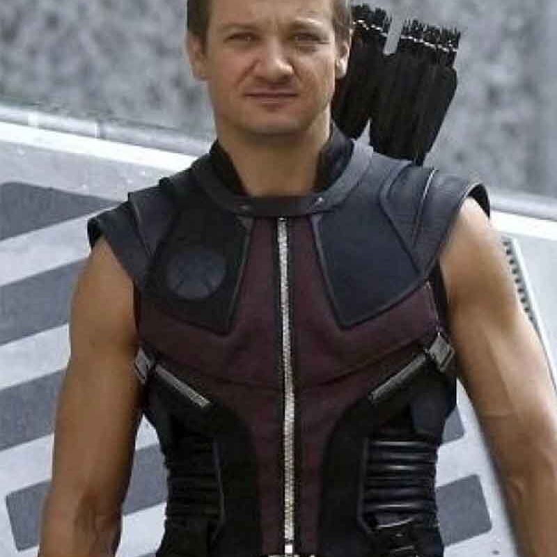 The Avengers Hawkeye Leather Vest