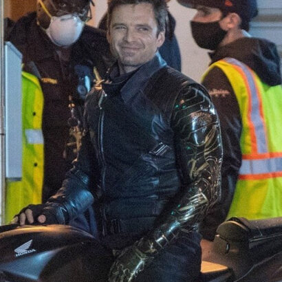 Sebastian Stan The Falcon and The Winter Soldier Leather Jacket