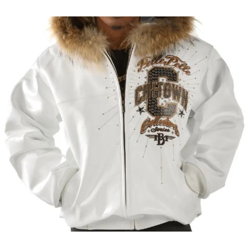 Chi-Town Pelle Pelle White Jacket