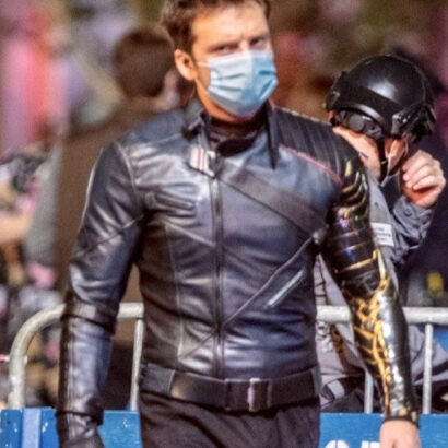 Sebastian Stan The Falcon and The Winter Soldier Leather Jacket