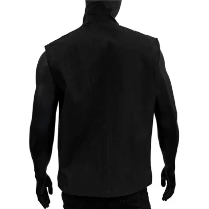 Yellowstone John Dutton Black Wool Vest