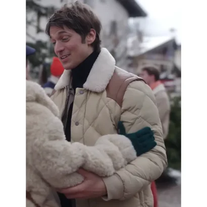 Gabriel Emily in Paris S04 Lucas Bravo Quilted Jacket