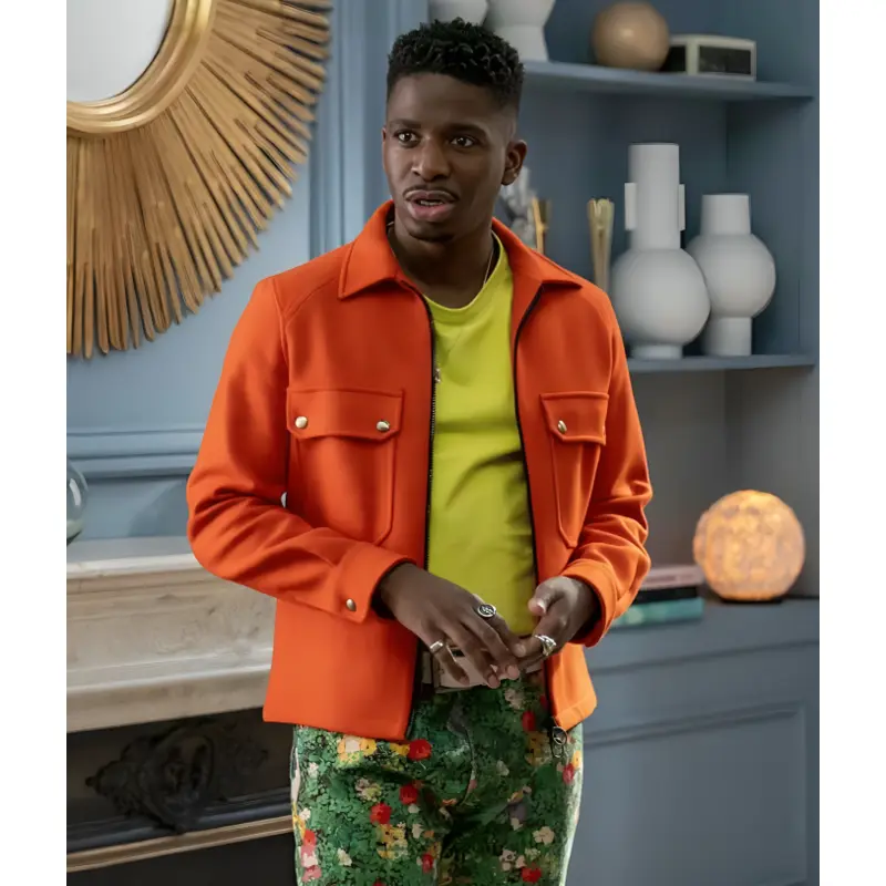 Emily in Paris Julien Orange Jacket