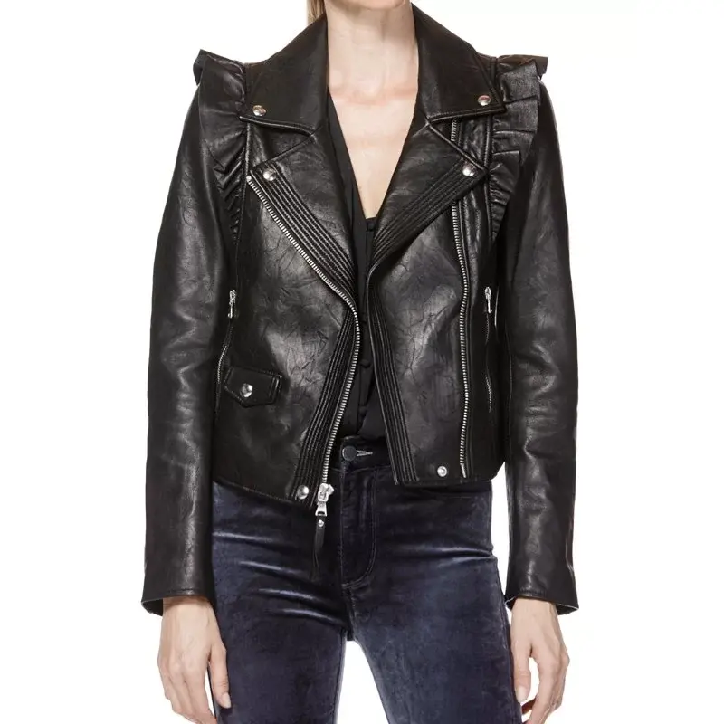 Jackie-Goldschneider-Black-Leather-Jacket