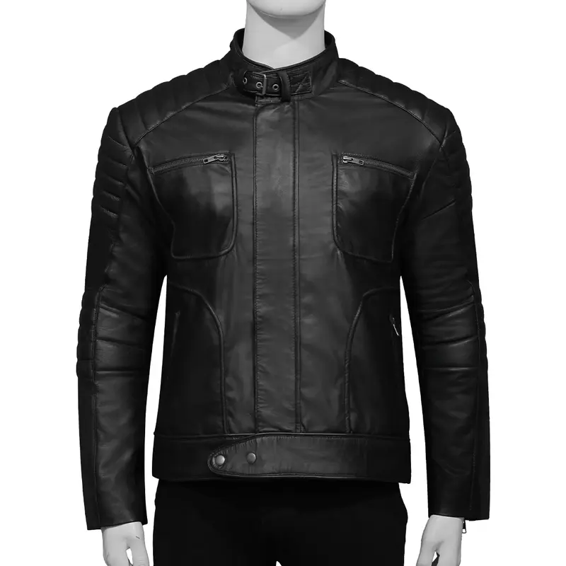 Mens-Black-Leather-Padded-Shoulder-Jacket